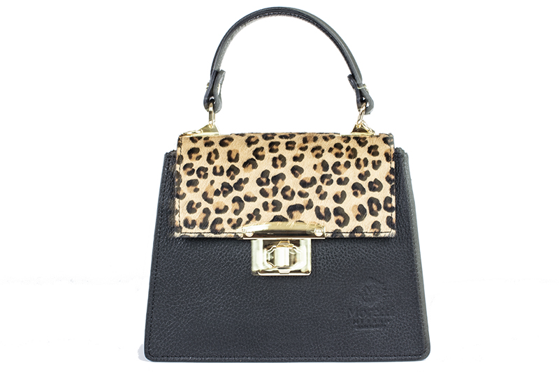 14572 Paganica Leopard Moretti Milano Fashion bag